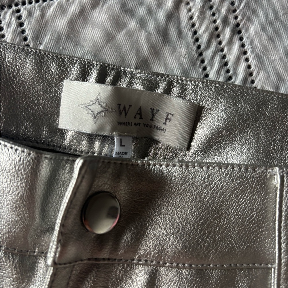 NWT Silver Straight Leg Women's pants Sz L - Picture 6 of 7